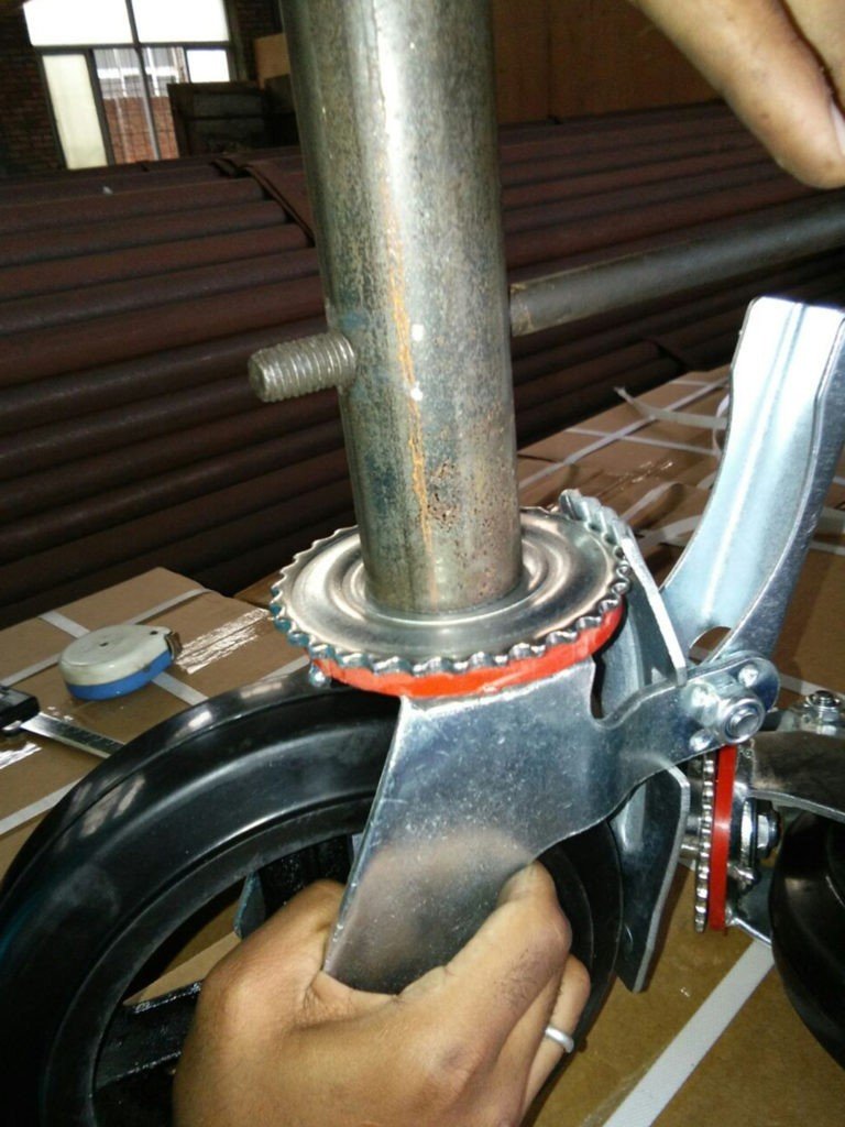 Caster-Wheel-Hole-Location-Testing